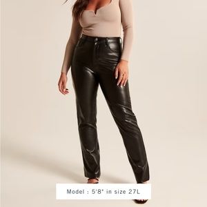 Abercrombie & Fitch Leather Pants